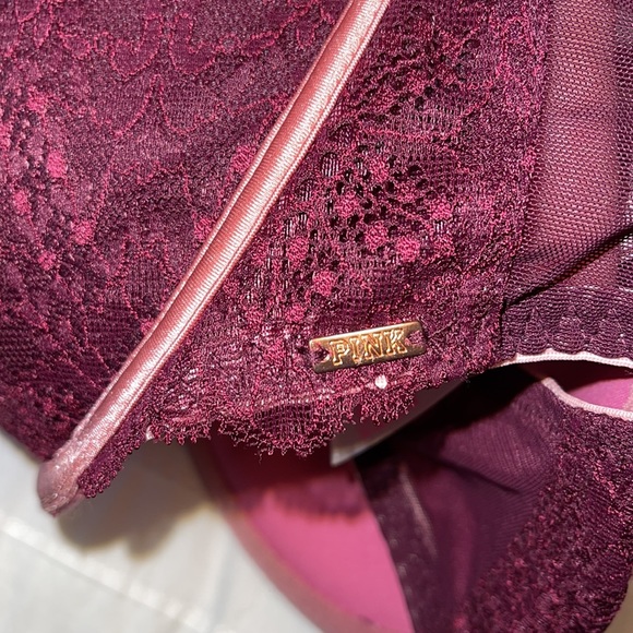 PINK BY VICTORIA SECRET DATE CROSSOVER PUSH-UP BRA NWT - Picture 8 of 9